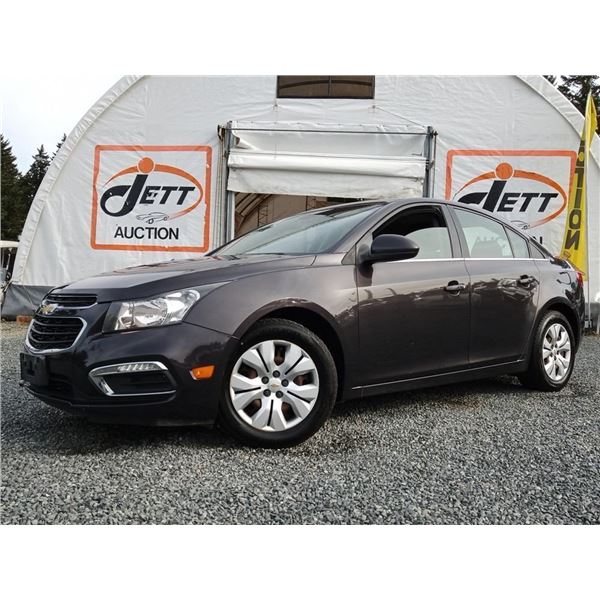 I3 --  2016 CHEVROLET CRUZE LIMITED LT , Grey, 186846 KM