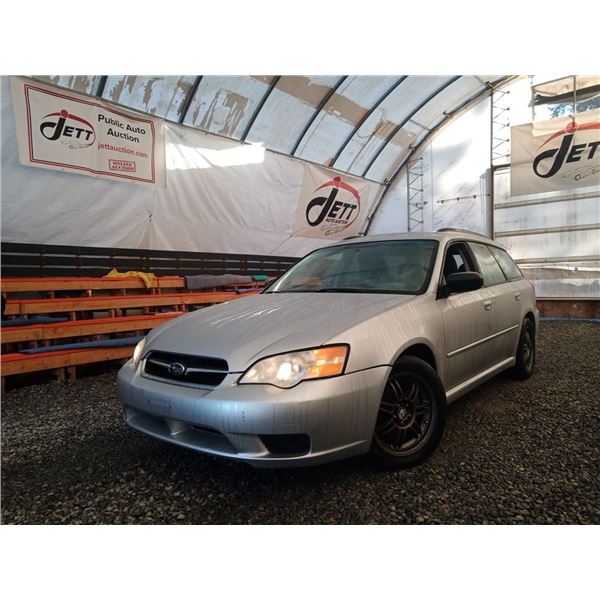 E2 --  2007 SUBARU LEGACY 25I , Silver, 212053 KM