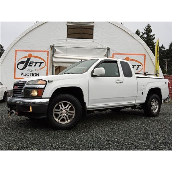 F4 --  2011 GMC CANYON SLT CREW CAB , White, 250731 KM