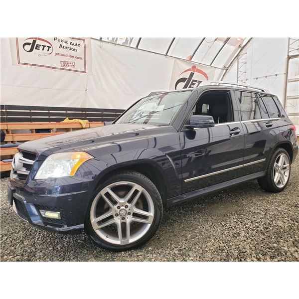 G5 --  2012 MERCEDES GLK350 4MATIC, Blue, 222834 KM