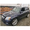 Image 4 : G5 --  2012 MERCEDES GLK350 4MATIC, Blue, 222834 KM