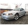 Image 1 : B2 --  2002 FORD MUSTANG, Silver, 154,072 KM