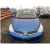 Image 7 : A12F --  2008 NISSAN VERSA S, Blue, 255490