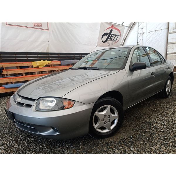 A12E --  2004 CHEVROLET CAVALIER, Grey, 159787 KM