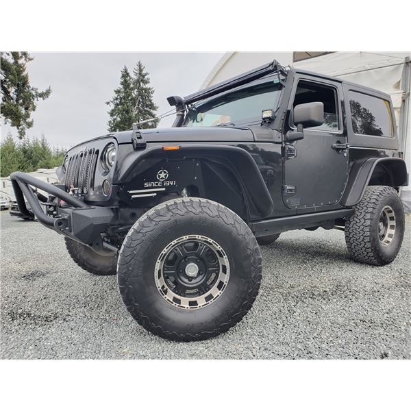 C6A --  2011 JEEP WRANGLER RUBICON 4X4, Black, 168780 KM