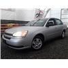 Image 1 : C1 --  2005 CHEVROLET MALIBU LS, Grey, 151925 KM