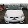 Image 8 : A12A --  2006 MAZDA 5, White, 204684 KM