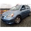 Image 1 : H4 --  2006 HONDA ODYSSEY EXL, Blue, 291,770 KM