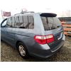 Image 26 : H4 --  2006 HONDA ODYSSEY EXL, Blue, 291,770 KM