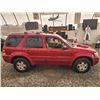 Image 13 : A10 --  2005 FORD ESCAPE LIMITED AWD , Red, 306177 KM