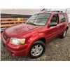 Image 1 : A10 --  2005 FORD ESCAPE LIMITED AWD , Red, 306177 KM