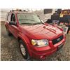 Image 9 : A10 --  2005 FORD ESCAPE LIMITED AWD , Red, 306177 KM