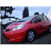 Image 1 : A2 --  2009 HONDA FIT DX A, Red, 79906 KM   "NO RESERVE"