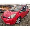 Image 2 : A2 --  2009 HONDA FIT DX A, Red, 79906 KM   "NO RESERVE"