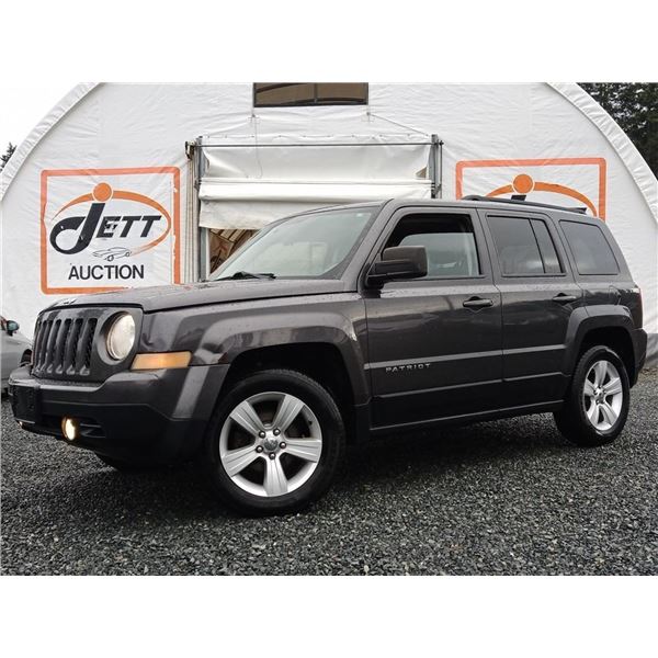 C5 --  2015 JEEP PATRIOT NORTH EDITION, Grey, 149430 KM