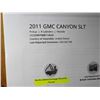 Image 139 : J4 --  2011 GMC CANYON SLT CREW CAB , White, 250731 KM