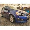 Image 8 : B6 --  2012 CHEVROLET SONIC LT, Blue, 136784 KM