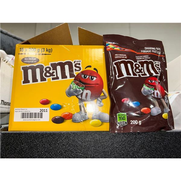 CASE LOT - M&M's Milk chocolate 15x200g