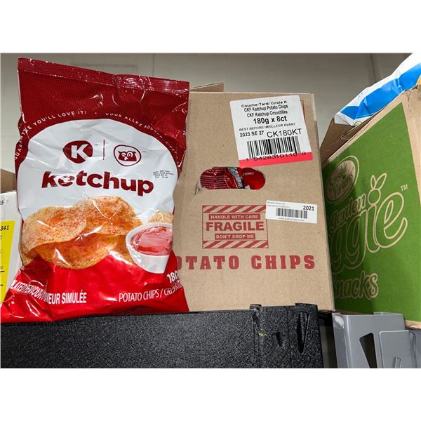 CASE LOT - Circle K ketchup chips 8x180g