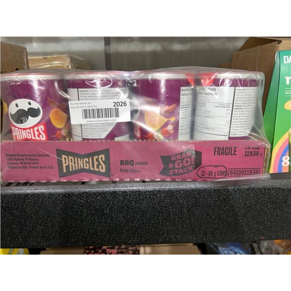 CASE LOT - Pringles bbq flavor 12x68g