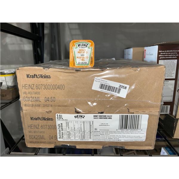 CASE LOT - HEINZ Honey mustard sauce 120x25ml