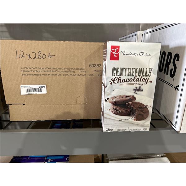 CASE LOT - PC centrefulls chocolatey filling cookies 12x280g