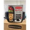 Image 2 : CASE LOT - Rubbermaid take along meal prep containers 2x's 10pc sets