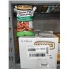 Image 1 : CASE LOT - Snyder's gluten free pretzel sticks 12x220g