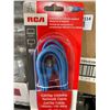 Image 2 : CASE LOT - RCA CAT5e network cable 6x7ft