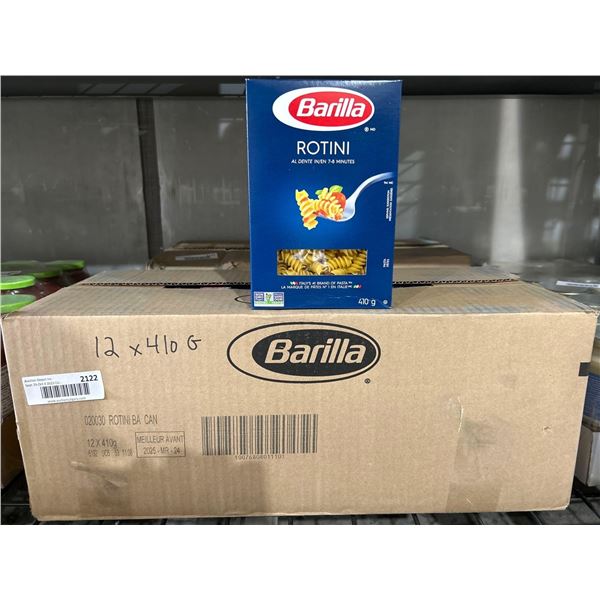 CASE LOT - Barilla Rotini pasta 12x410g