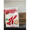 Image 2 : CASE LOT - Special K strawberry flavour crispy bars 6x300g