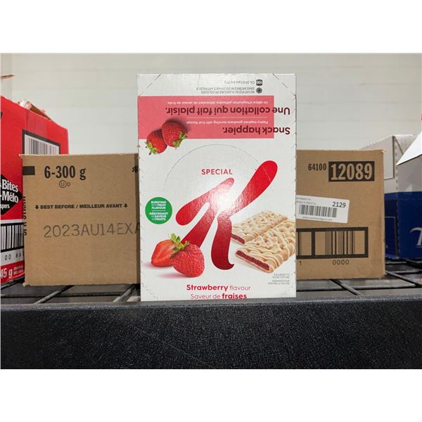 CASE LOT - Special K strawberry flavour crispy bars 6x300g