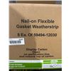 Image 3 : CASE LOT - Climaloc foam core vinyl gasket weather seal case lot of 8