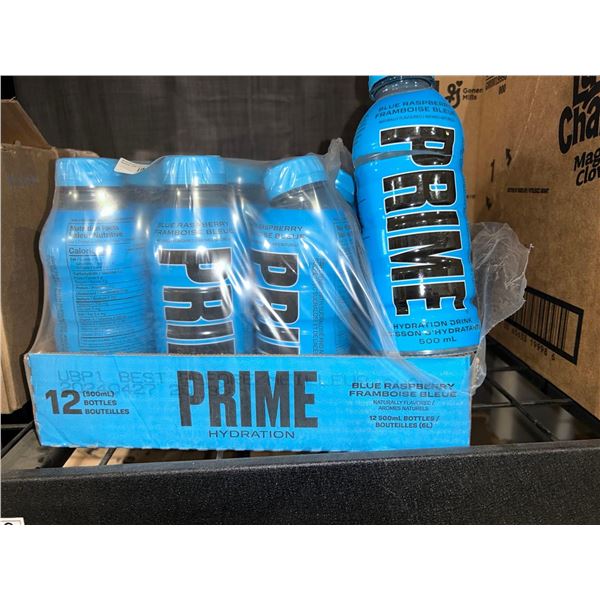 CASE LOT - PRIME blue raspberry hydration drink 12x500ml