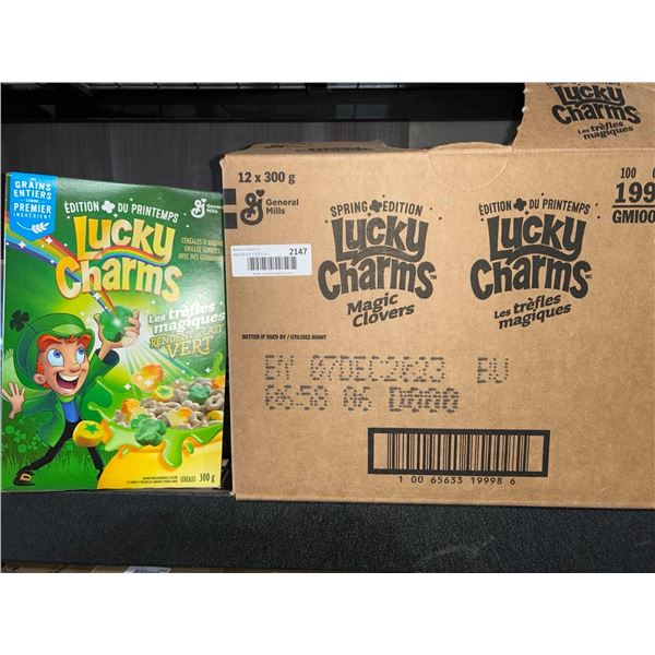 CASE LOT - General mills spring edition lucky charms 12x300g
