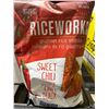 Image 2 : CASE LOT - RICEWORKS sweet chilli gourmet rice snacks