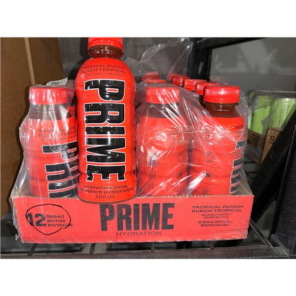 CASE LOT - PRIME tropical punch hydration drink 12x500ml