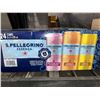 Image 1 : CASE LOT - San Pellegrino carbonated natural mineral water, assorted flavours 24x330ml