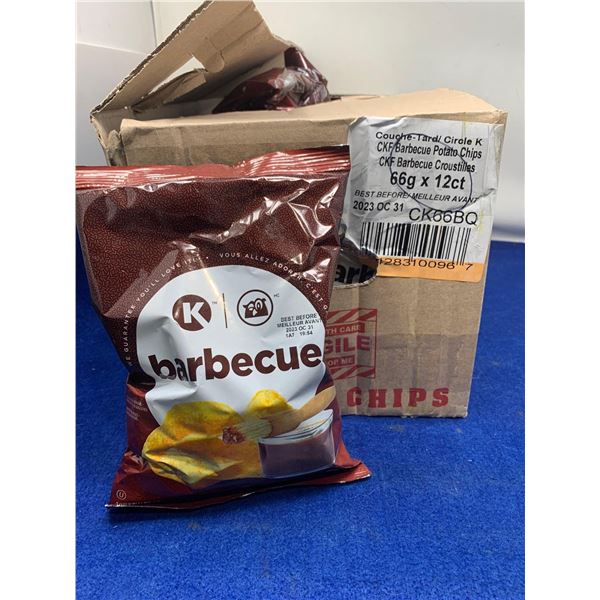 Circle K Barbecue Potato Chips (12 x 66g)
