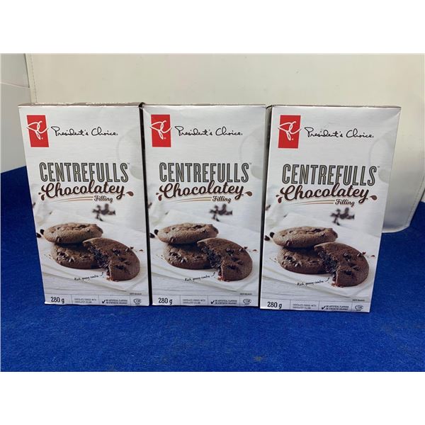 Presidents Choice Centrefulls Chocolatey Filling Cookies (3 x 280g)