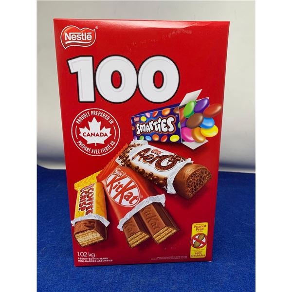Nestle 100 Assorted Mini Candy Bars (1.02kg)