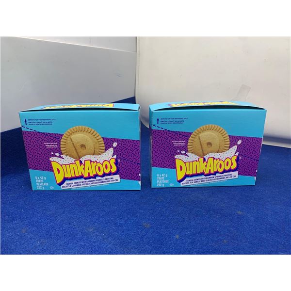DunkAroos Vanilla Cookies with Rainbow Sprinkles Frosting (2 x 6 x 42g)