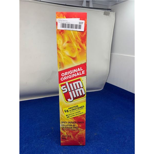 Original Slim Jim spicy Sausage Snack (24 x 27.5g)