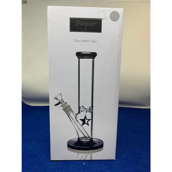 Famous X Glass Water Pipe (12 in)