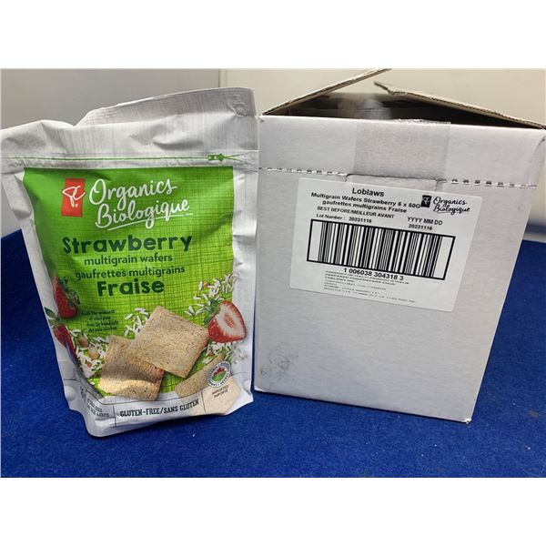 Organics Strawberry Multigrain Wafers (6 x 50g)