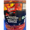 Image 3 : Strubs Homestyle Pickled Hot Pepper Rings (4L)