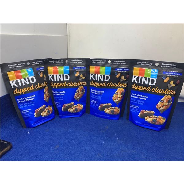 Kind Dipped Clusters Dark Chocolate Nuts & Berries (4 x 113g)