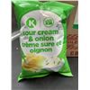 Image 2 : Circle K Sour Cream & Onion Potato Chips (12 x 66g)