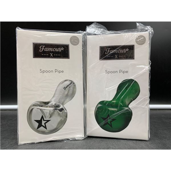 Famous X 4in Spoon Pipe (2ct)