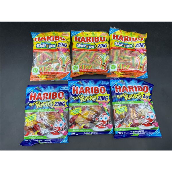 Haribo Sour Kicks and Stripes Zings (6 x 175g)